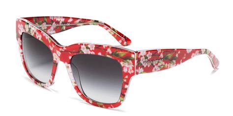 dolce and gabbana floral glasses